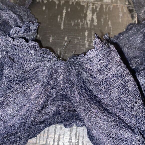 Savage X Fenty Black Underwire Lace Adjustable Strap Bra - Picture 3 of 8